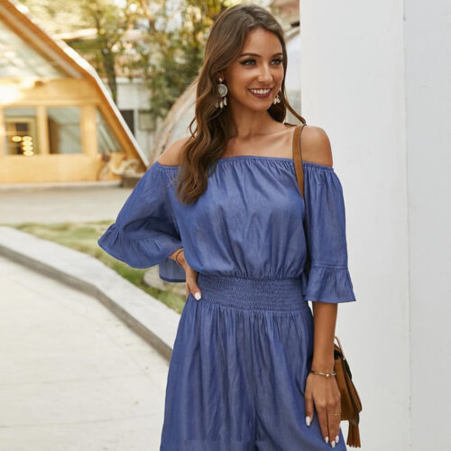 Off Shoulder Romper