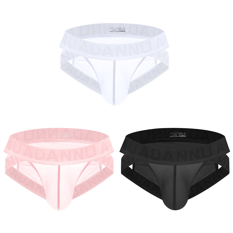 Briefs Mesh | Men's Transparent High-Cut Double Thong 7 Briefs Mesh | Men's Transparent High-Cut Double Thong - Image 7