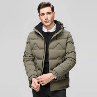 The Winter Edit — Men's Business Winter Jacket Thickened Quilted Coat