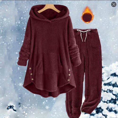 Women's Fleece Loungewear Set