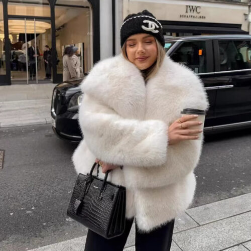 White Fur Jacket