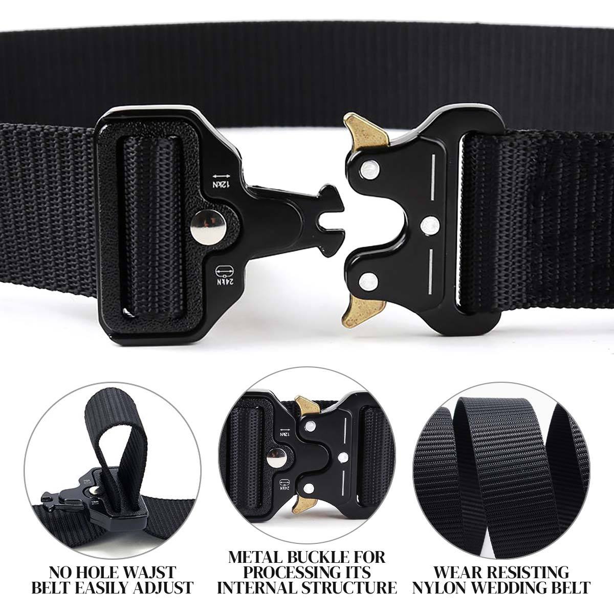 Men Multifunction Nylon Military Tactical Adjustable Waist Belt Quick Release Belt 7 Men Multifunction Nylon Military Tactical Adjustable Waist Belt Quick Release Belt - Image 7