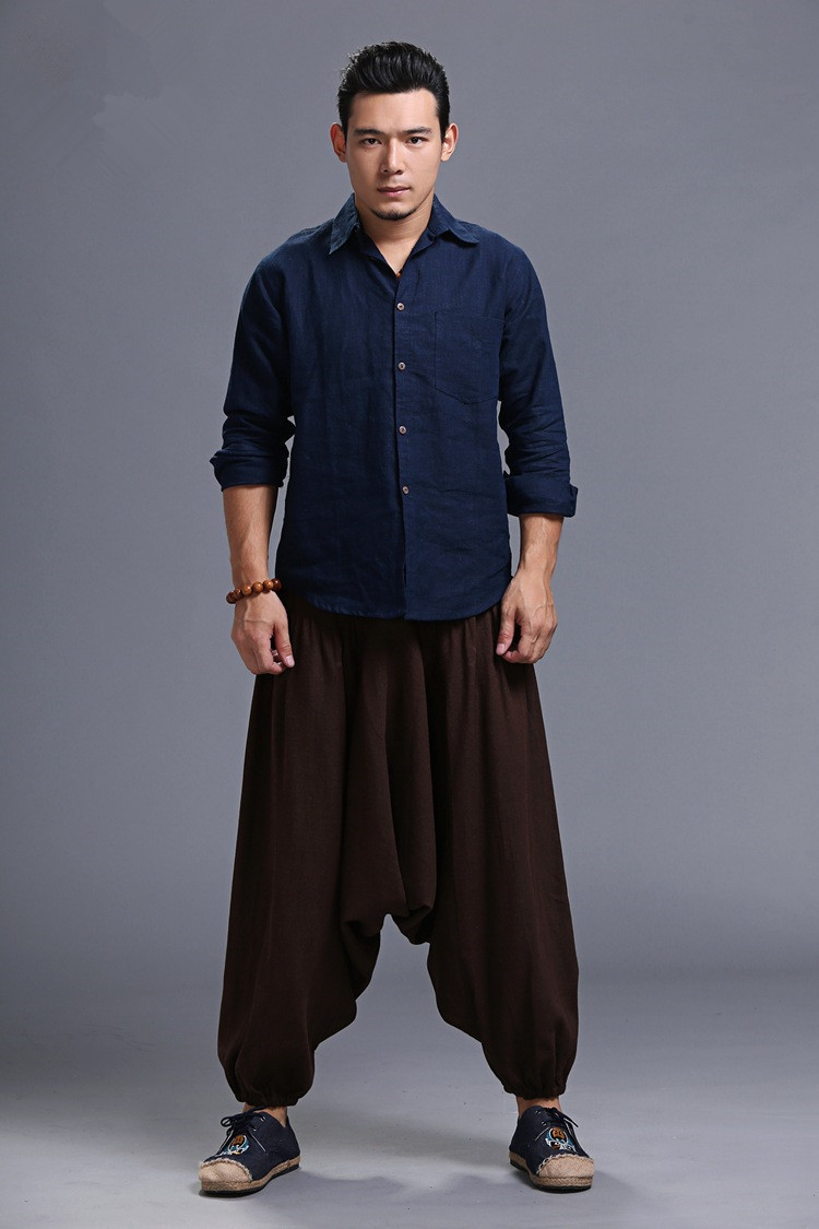 Men's Fashion And Comfort Hanging Harem Pants 3 Men's Fashion And Comfort Hanging Harem Pants - Image 3