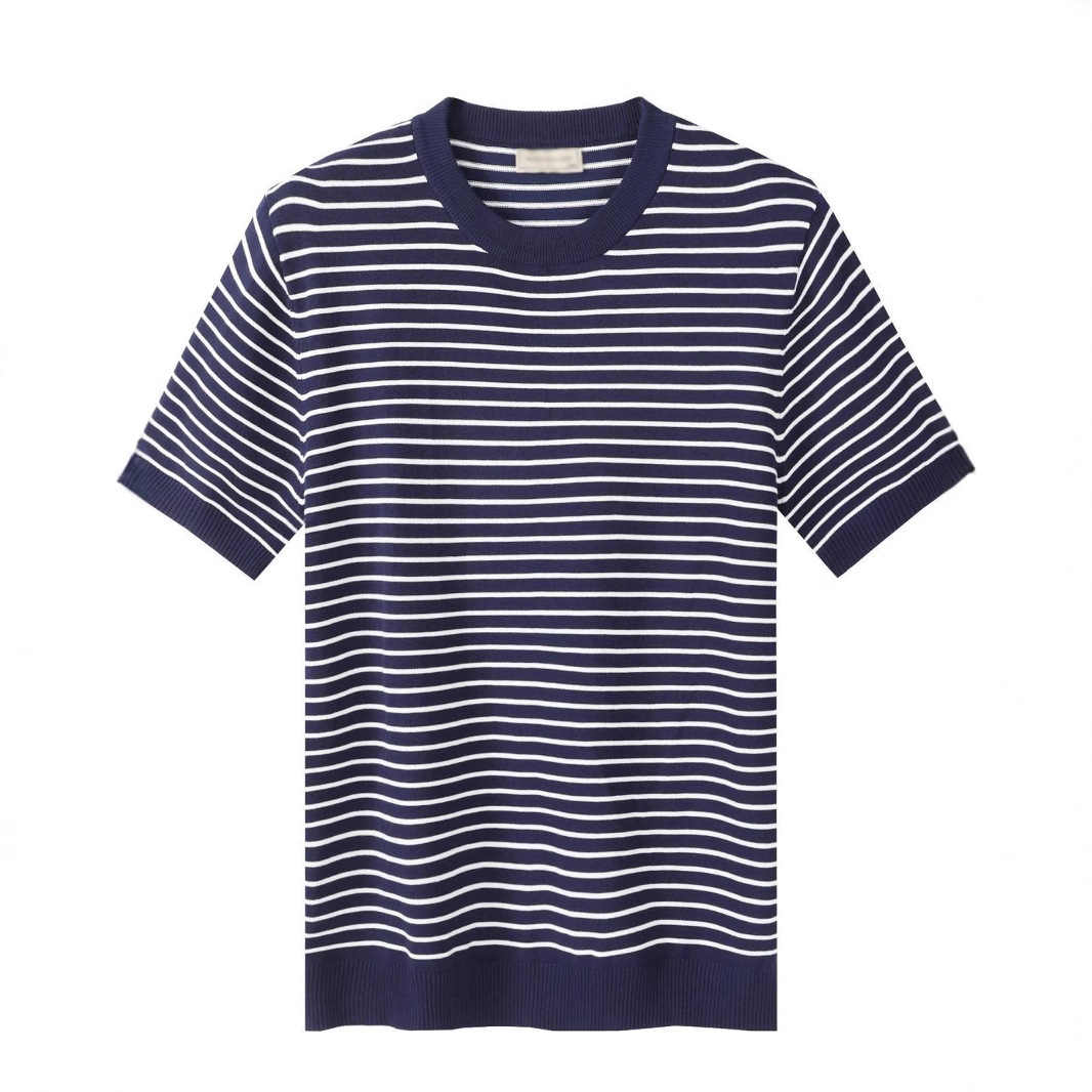 summer knit High-grade Emerald Round Neck Knitted Top 5 summer knit High-grade Emerald Round Neck Knitted Top - Image 5