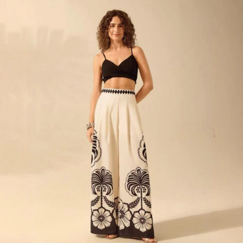High Waisted Palazzo Pants