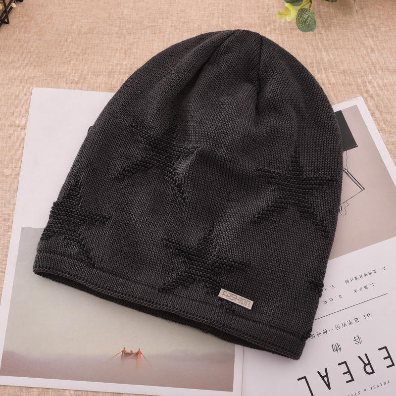 Men's Fashion Knitted Outdoor Warm Woolen Cap 9 Men's Fashion Knitted Outdoor Warm Woolen Cap - Image 9