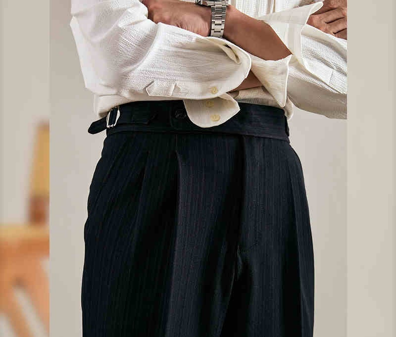 New Men's Casual Pants Advanced Draped Pants 5 New Men's Casual Pants Advanced Draped Pants - Image 5