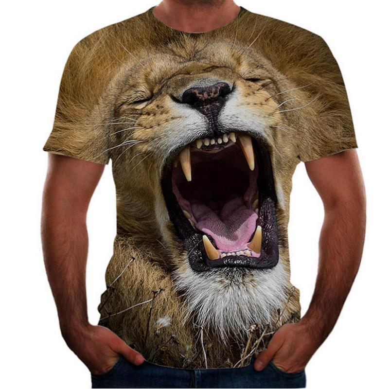 Wolf Shirt Men's 3D Howling Moon Graphic Summer Top 4 Wolf Shirt Men's 3D Howling Moon Graphic Summer Top - Image 4