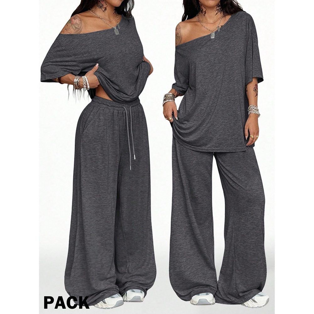 Wide Leg Joggers High Waisted Loose Fit Casual Pants 3 Wide Leg Joggers High Waisted Loose Fit Casual Pants - Image 3