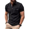 Slim Fit Polo Shirt: Men's Designer European Style Polo