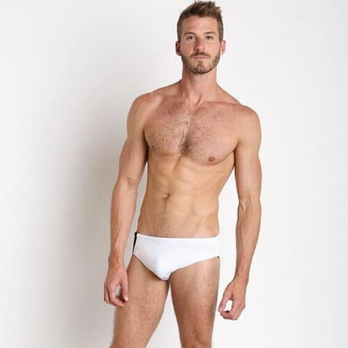 Men's Swimming Trunks Men's Black Triangle Low Waist