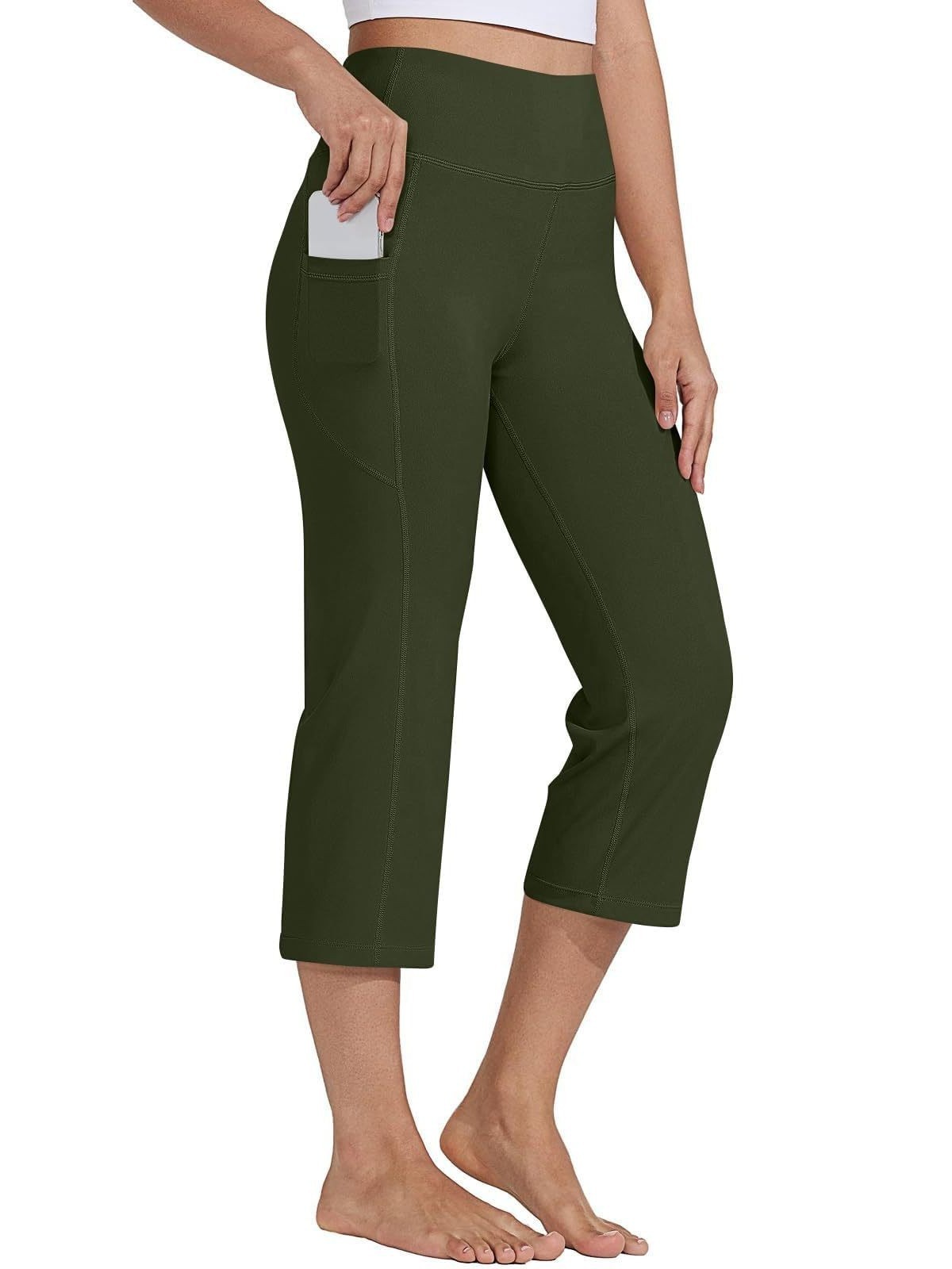 Tummy Control Fitness Leggings High Waist Hidden Pocket 6 Tummy Control Fitness Leggings High Waist Hidden Pocket - Image 6