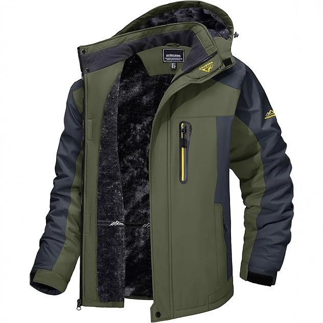 Men's Ski Jacket Waterproof Thermal Winter Parka 5 Men's Ski Jacket Waterproof Thermal Winter Parka - Image 5