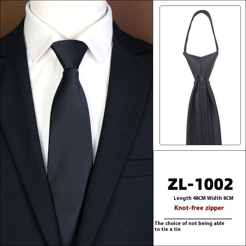 Men's Formal Wear Business Zipper Tie-free 9 Men's Formal Wear Business Zipper Tie-free - Image 9