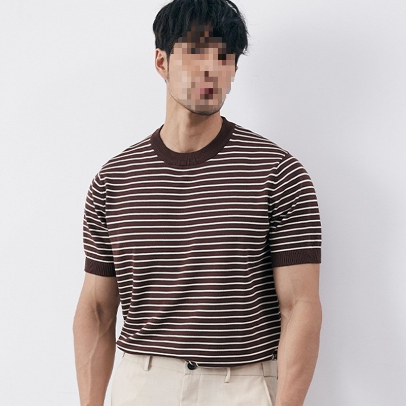 summer knit High-grade Emerald Round Neck Knitted Top 4 summer knit High-grade Emerald Round Neck Knitted Top - Image 4