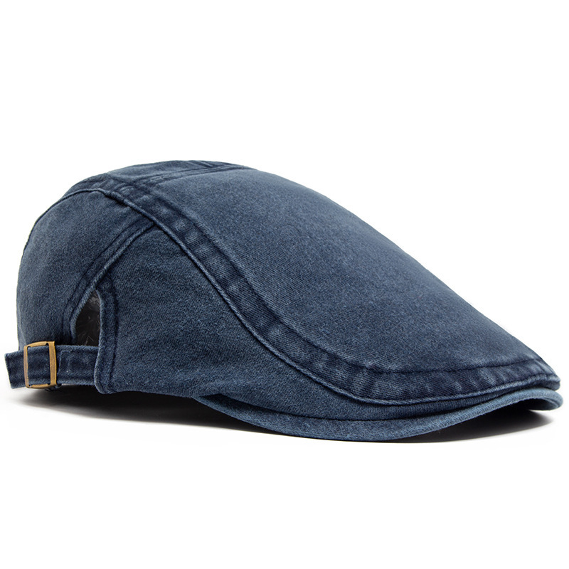 Retro Washed Denim Hat Cowboy Beret Fashion Casual Baseball Cap 5 Retro Washed Denim Hat Cowboy Beret Fashion Casual Baseball Cap - Image 5