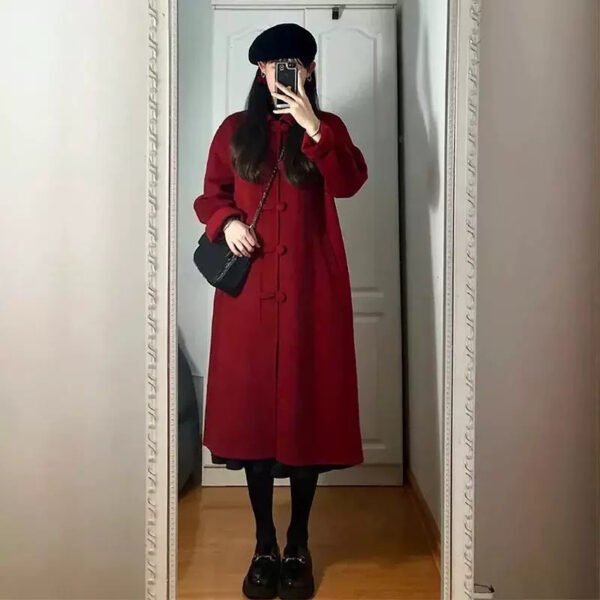 The Resort Edit — Petite Hepburn Style Mid-length Woolen Coat