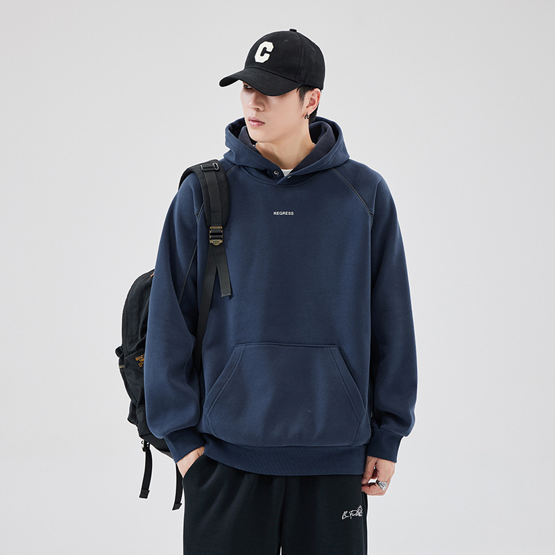 Heavyweight Fleece Hoodie Thick Men's Thermal Winter 7 Heavyweight Fleece Hoodie Thick Men's Thermal Winter - Image 7