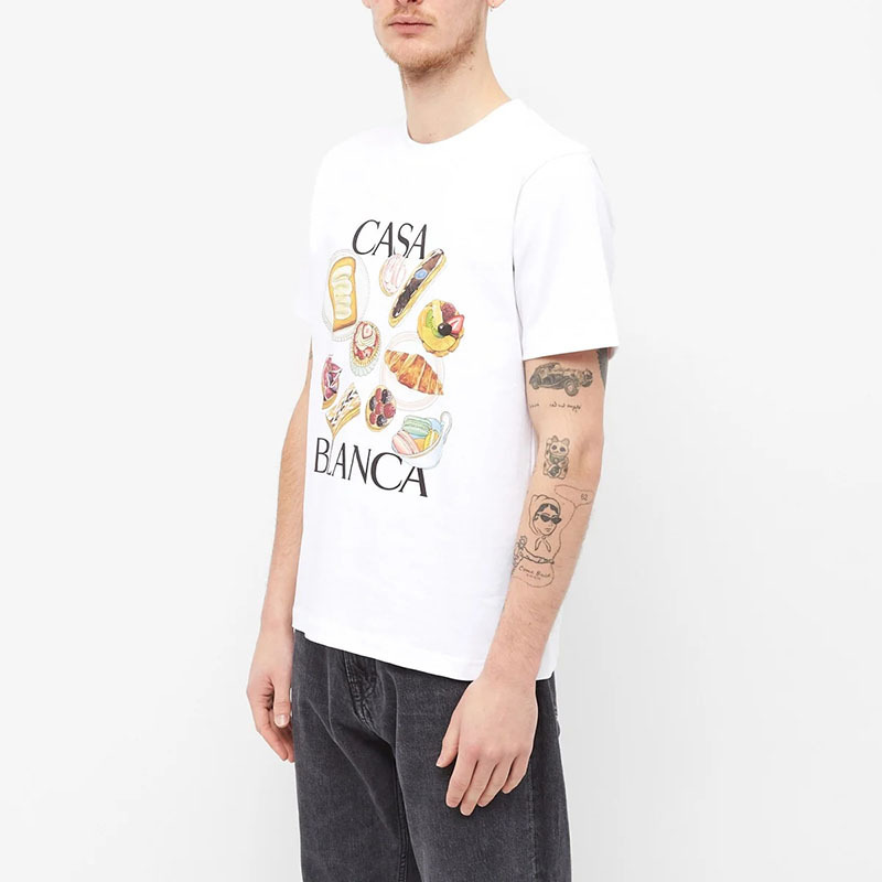 Brand T-shirt Printed Loose All-match Short Sleeve Tee 3 Brand T-shirt Printed Loose All-match Short Sleeve Tee - Image 3