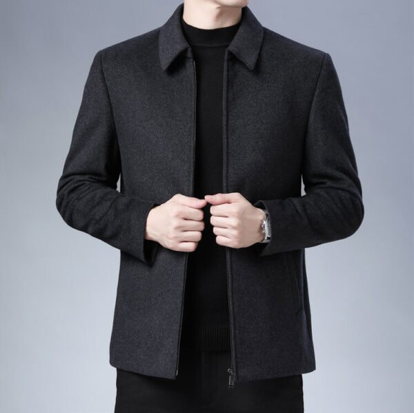 The Resort Edit — Men's Wool Lapel Jacket | Tailored Wool Coat & Overcoat