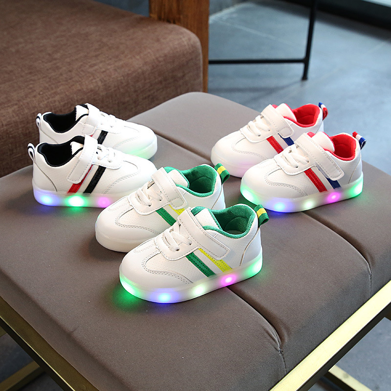 Kimmy White LED Sneakers Shoes 1 Kimmy White LED Sneakers Shoes