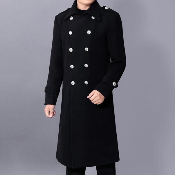 Men's Edit — Wool Overcoat Slim Fit Long coat & Tailored Winter Outerwear