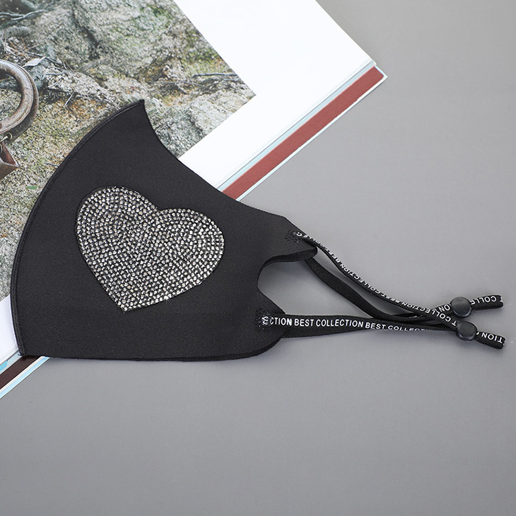 Rhinestone Smiley Butterfly Pattern Sun Block And Dustproof Mask 6 Rhinestone Smiley Butterfly Pattern Sun Block And Dustproof Mask - Image 6