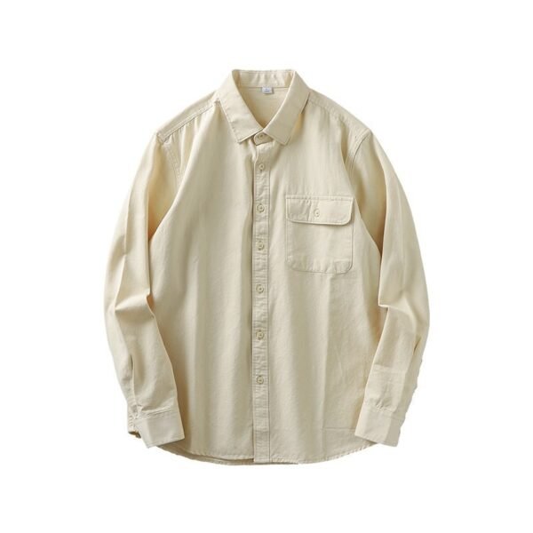 Men's Edit — Men's Cotton Shirt Premium White Button Down Top