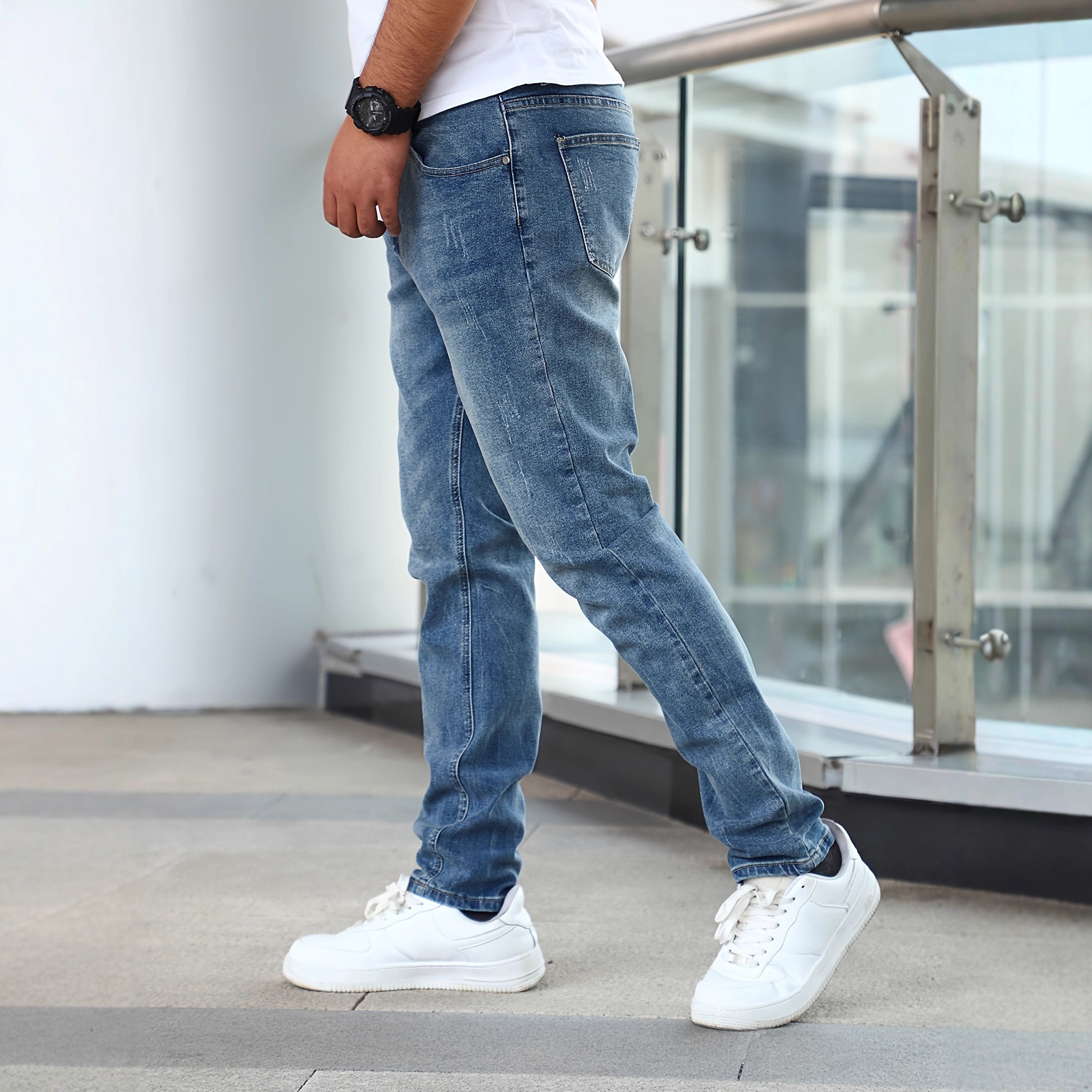 Men's Jeans Stretch Technology Slimming 6 Men's Jeans Stretch Technology Slimming - Image 6