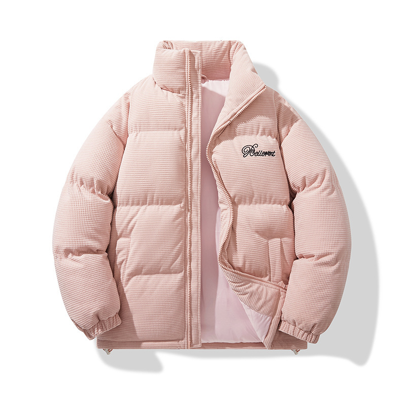 Padded Jacket Men's American Style Retro Varsity Puffer 3 Padded Jacket Men's American Style Retro Varsity Puffer - Image 3