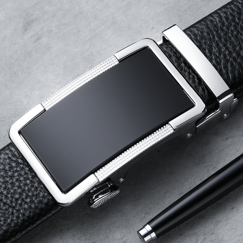 Men's Leather Comfort Click Pant Belt 6 Men's Leather Comfort Click Pant Belt - Image 6