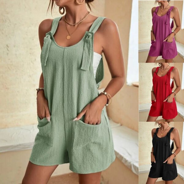 Summer Collection — Shorts Overalls Summer Cotton Romper