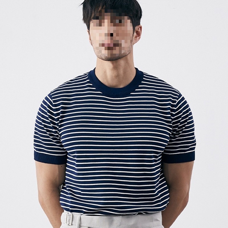 summer knit High-grade Emerald Round Neck Knitted Top 3 summer knit High-grade Emerald Round Neck Knitted Top - Image 3