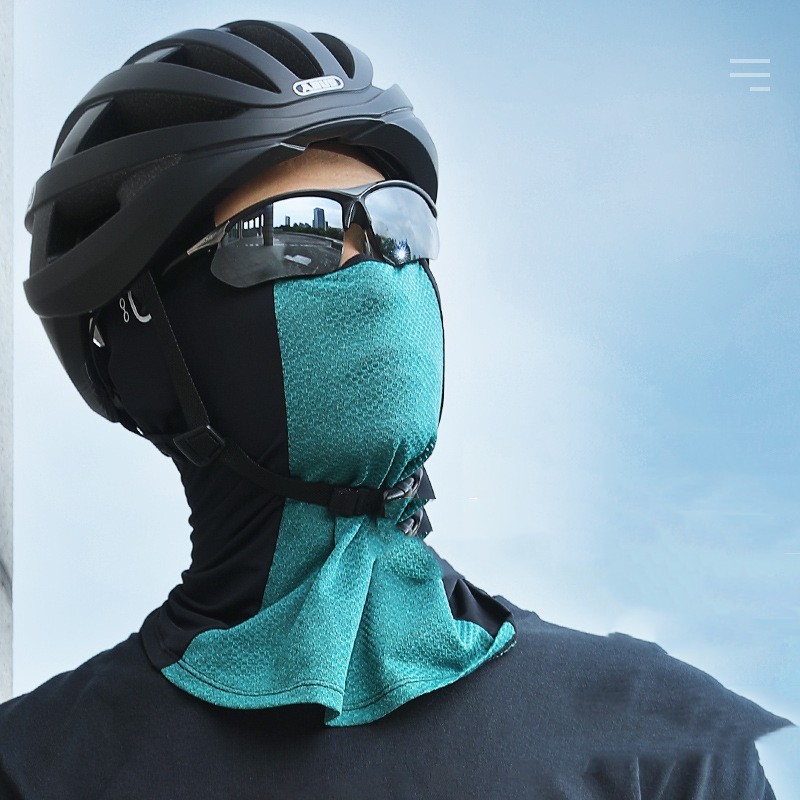 Sun Protection Ice Silk Headgear Mask Male 5 Sun Protection Ice Silk Headgear Mask Male - Image 5