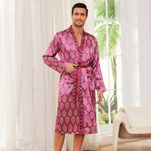 Men's Satin Robe