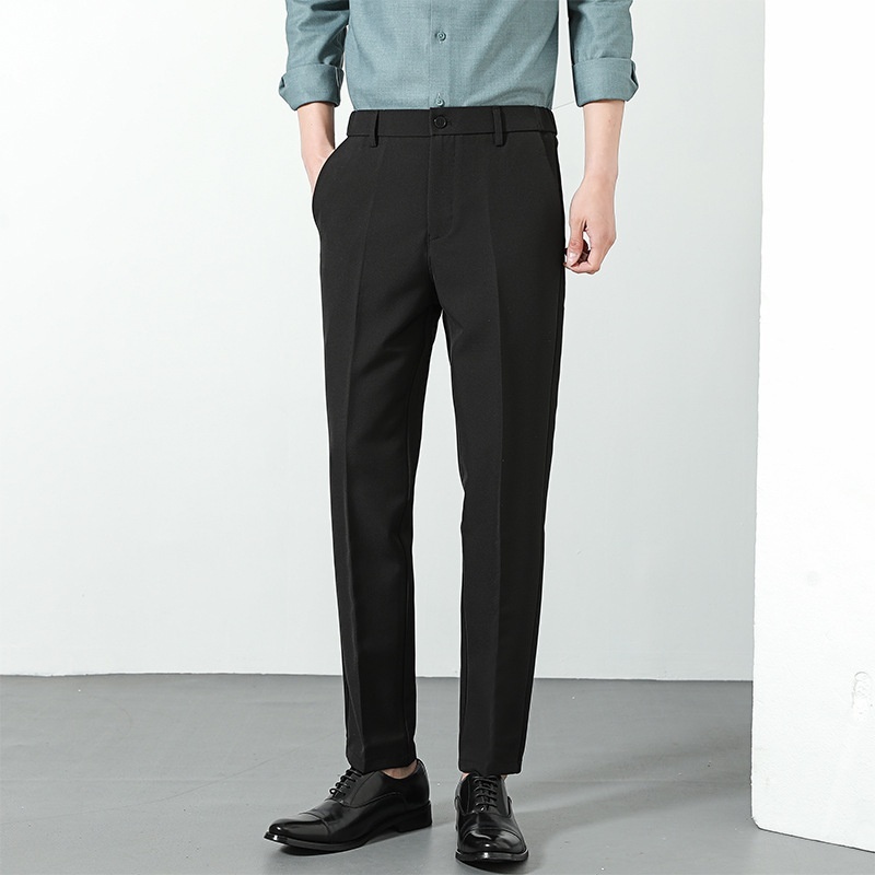 New Suit Pants Men's Ninth Casual Straight Pants 5 New Suit Pants Men's Ninth Casual Straight Pants - Image 5