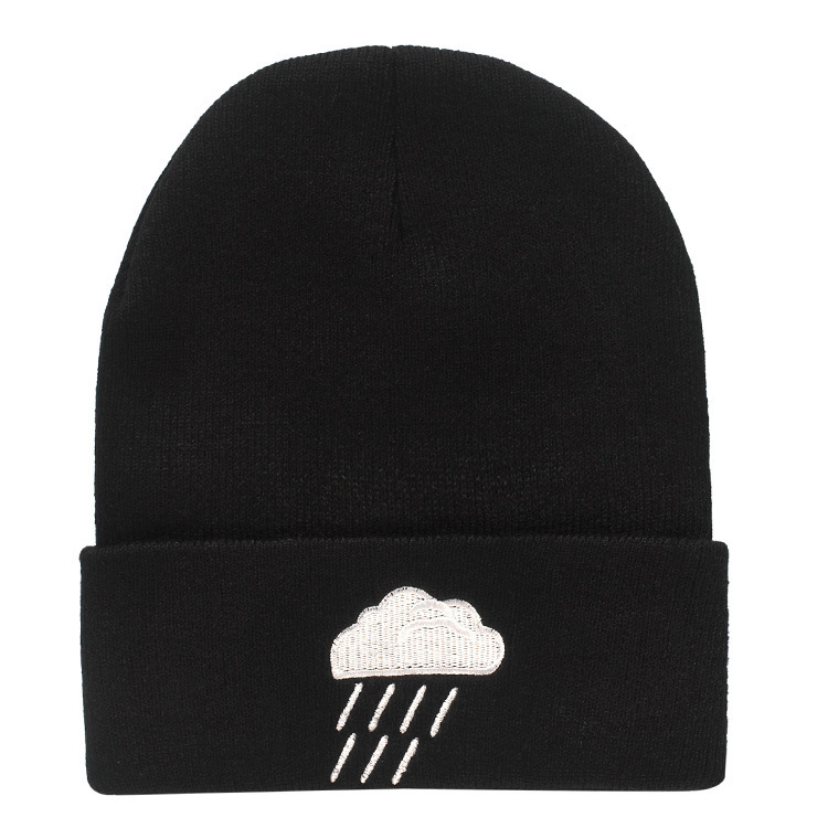 Fashion Fashionmonger Hip Hop Woolen Cap Creative Weather Embroidery Knitted Hat 3 Fashion Fashionmonger Hip Hop Woolen Cap Creative Weather Embroidery Knitted Hat - Image 3