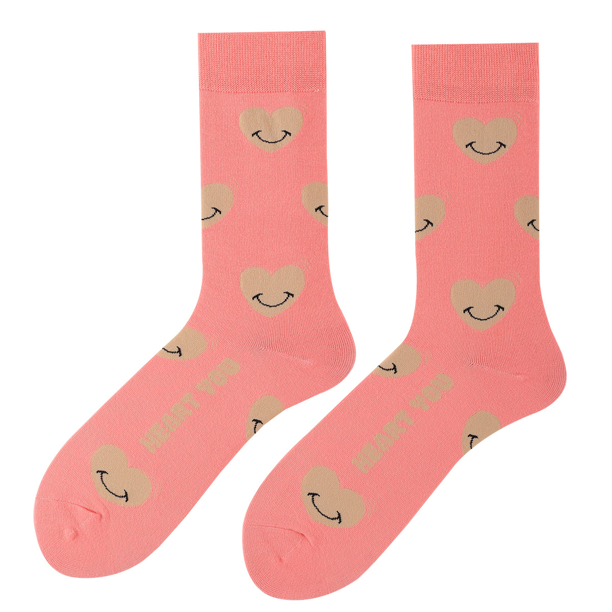 Trending Valentine's Day Gift Item 2 Pairs Of Mid-Calf Cotton Socks For Couples Unisex Soft And Cozy Design 6 Trending Valentine's Day Gift Item 2 Pairs Of Mid-Calf Cotton Socks For Couples Unisex Soft And Cozy Design - Image 6