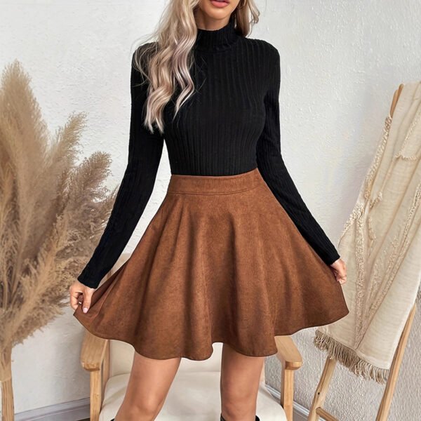 Summer Collection — Faux Mini Skirt High Waist A-Line Skirt