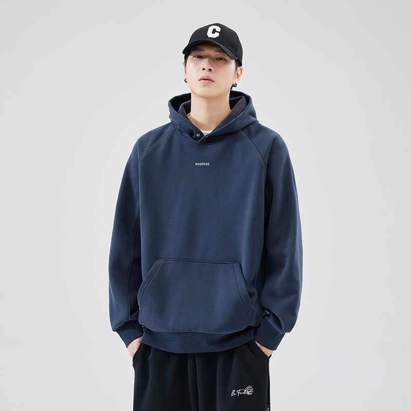 Heavyweight Fleece Hoodie Thick Men's Thermal Winter 1 Heavyweight Fleece Hoodie