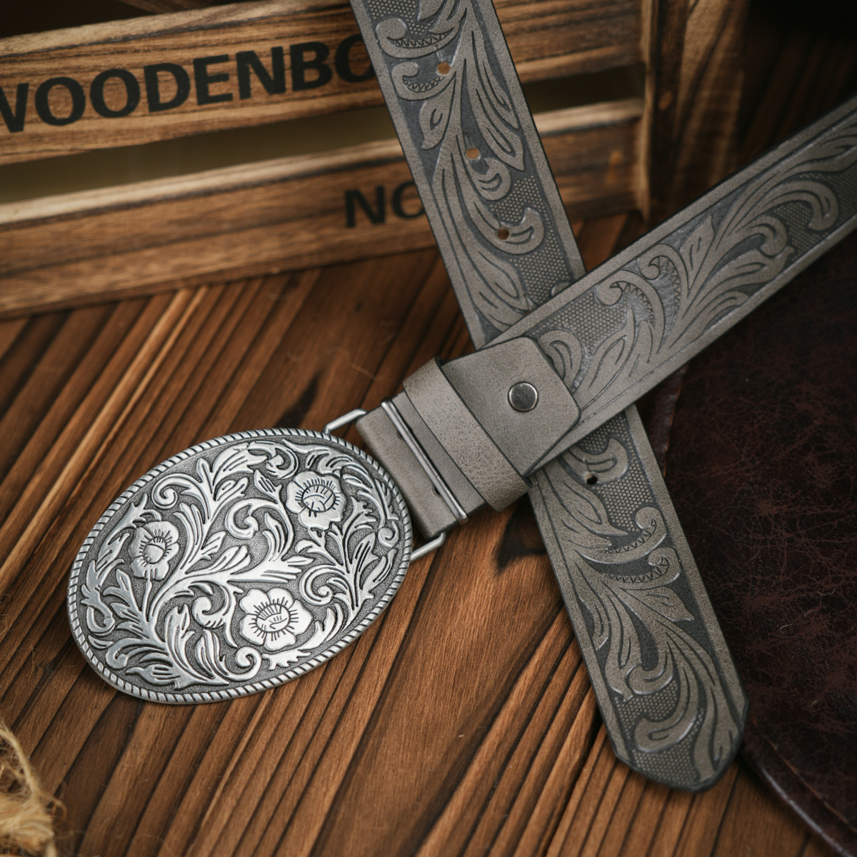 Punk Leather PU Leather Denim Trend Belt 4 Punk Leather PU Leather Denim Trend Belt - Image 4