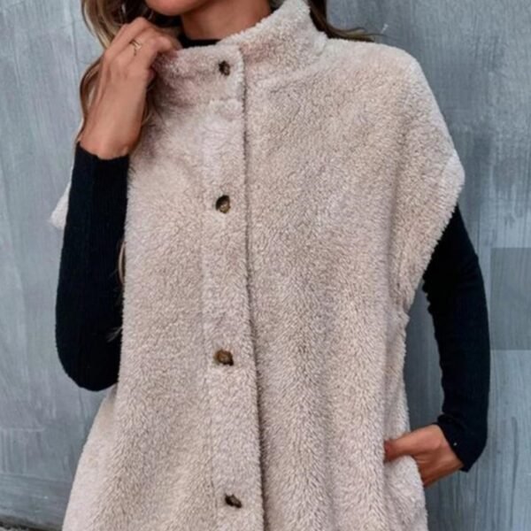 Men's Edit — Vest Cardigan Winter Warm Fuzzy Sleeveless Gilet