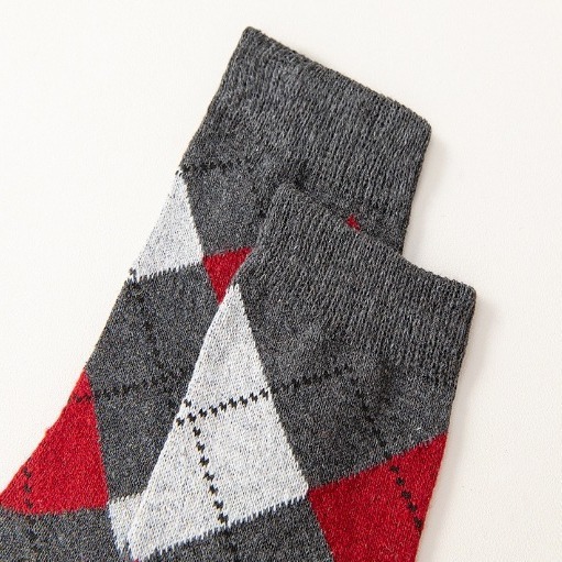 Wool Lined Socks With Flat Dotted Lines 5 Wool Lined Socks With Flat Dotted Lines - Image 5