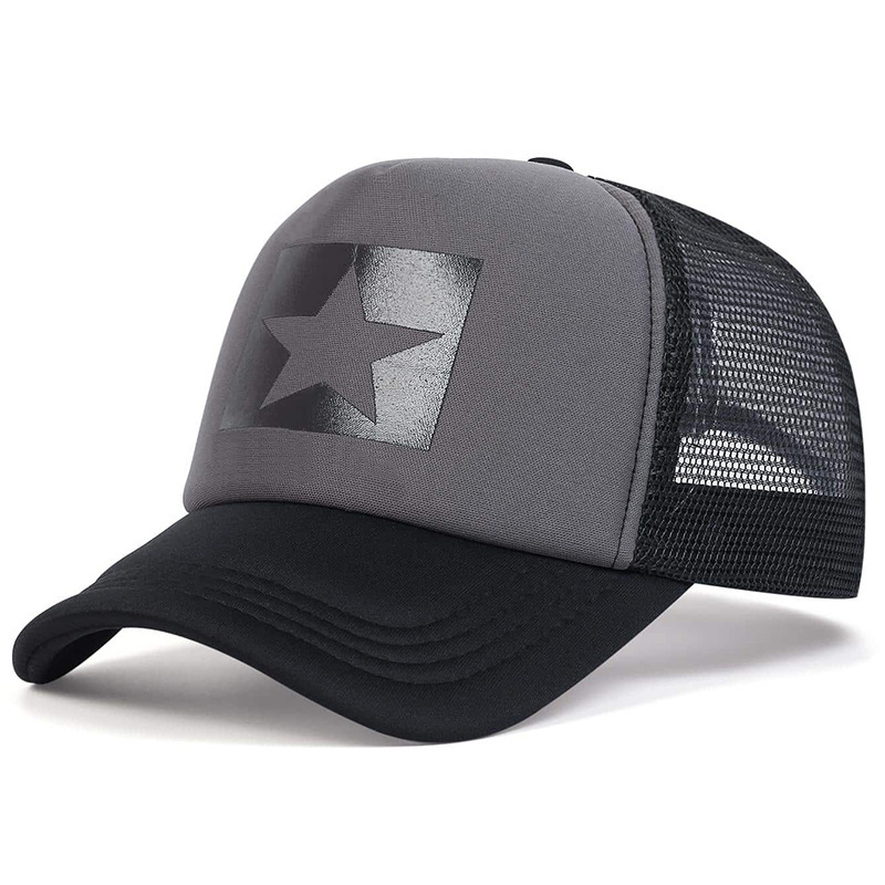 Five-pointed Star Letter Printed Sponge Baseball Hat 7 Five-pointed Star Letter Printed Sponge Baseball Hat - Image 7
