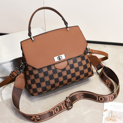 Luxury Color-Block Handbag