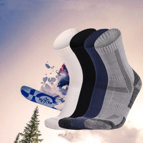Men's Thick Warm Ski Athletic Cashmere Mountaineering Snow Socks