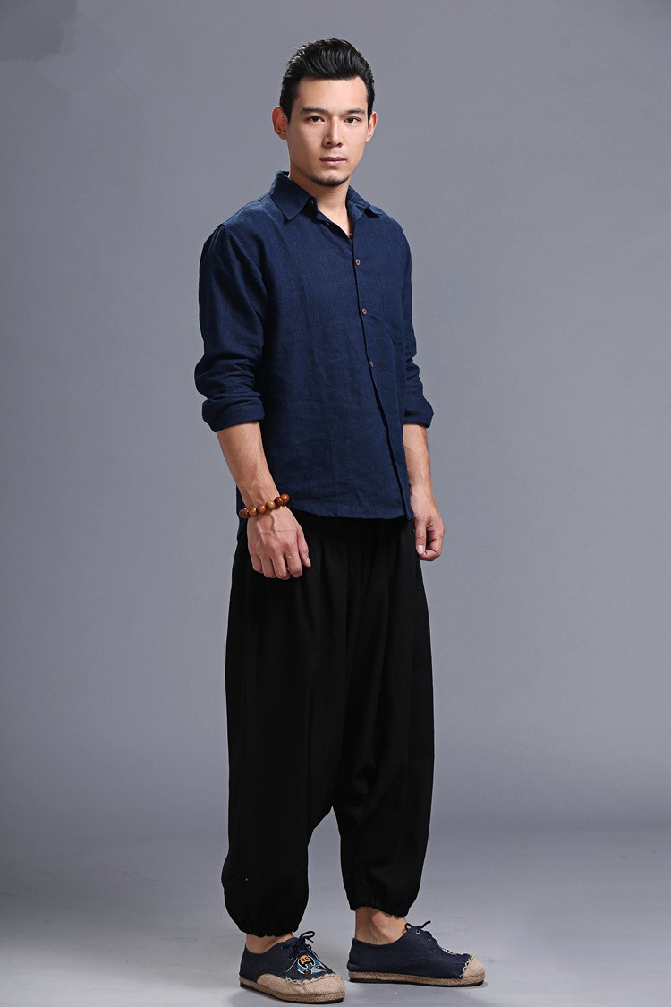 Men's Fashion And Comfort Hanging Harem Pants 10 Men's Fashion And Comfort Hanging Harem Pants - Image 10