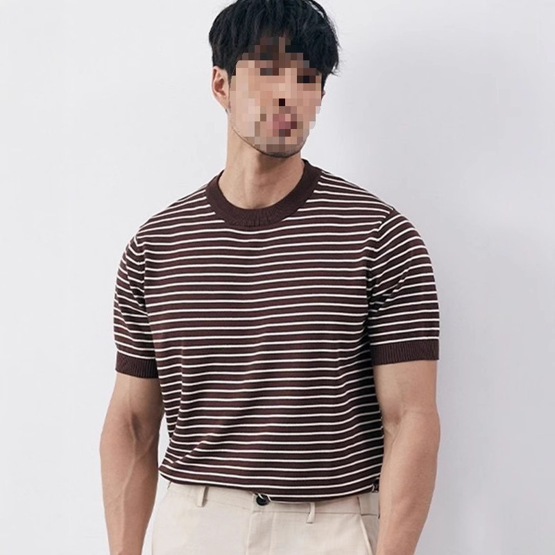 summer knit High-grade Emerald Round Neck Knitted Top 2 summer knit High-grade Emerald Round Neck Knitted Top - Image 2