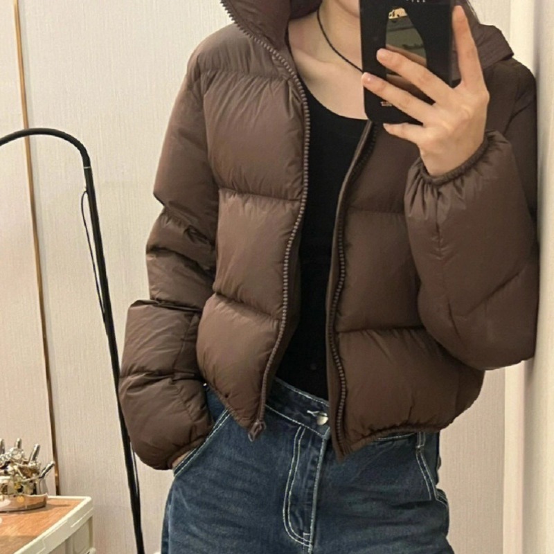 Womens Short Loose-fitting Winter Cotton-padded Coat For Petite Women 3 Womens Short Loose-fitting Winter Cotton-padded Coat For Petite Women - Image 3