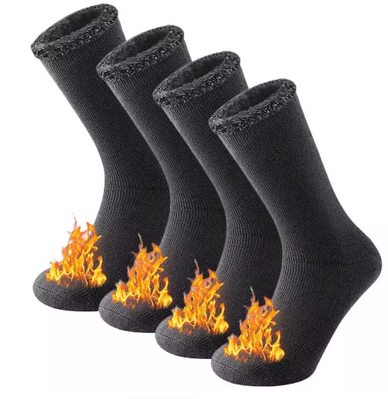 Two Pairs Of Unisex Winter Thermal Socks For Warmth And Cold Protection 2 Two Pairs Of Unisex Winter Thermal Socks For Warmth And Cold Protection - Image 2